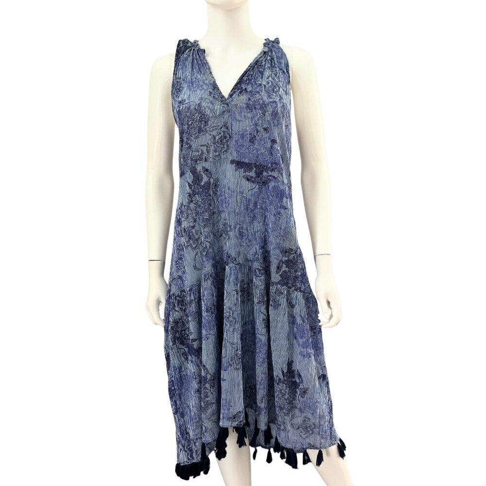 Ruby Yaya Cotton Sleeveless Boho Midi Dress Size Small